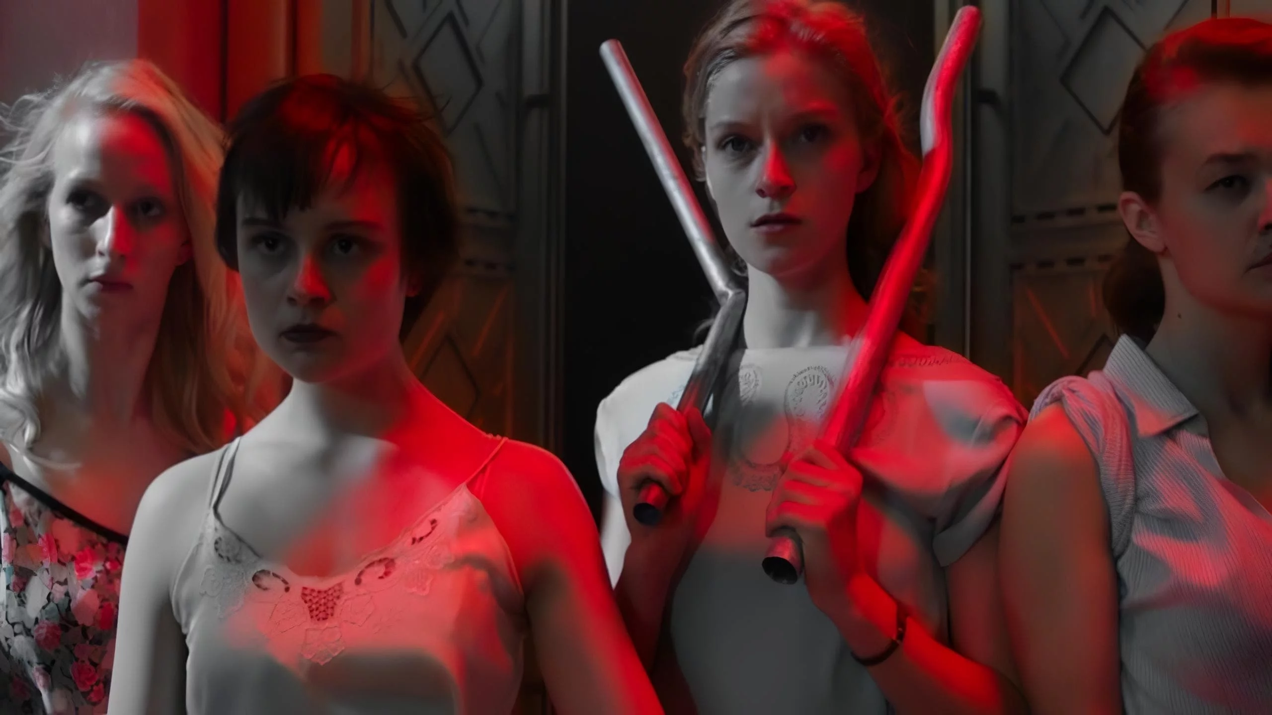 Девочка на руинах