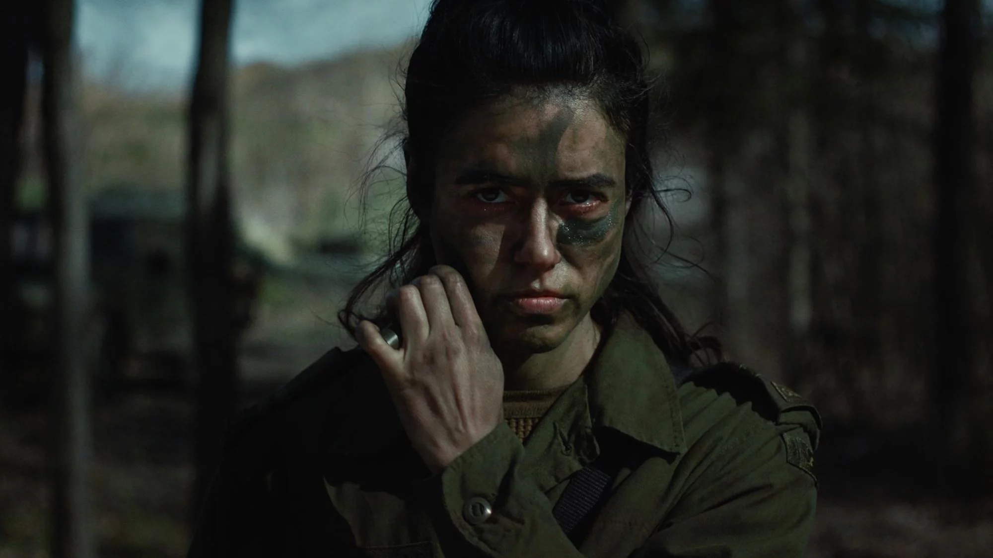 Одна на фронте